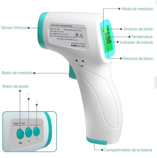 Termómetro Infrarrojo GP-300
