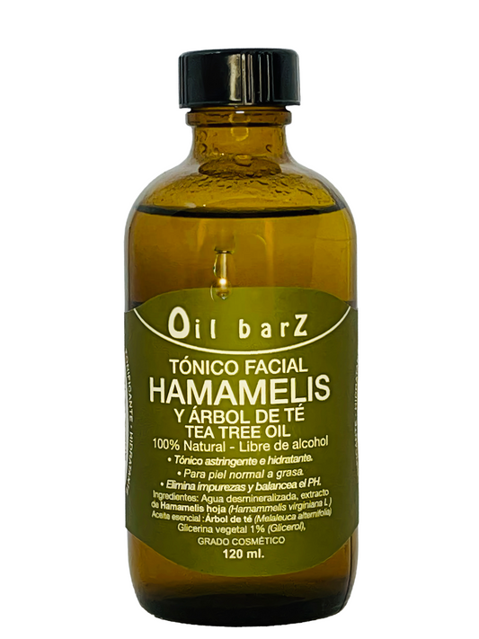 Tónico Facial Hamamelis y Árbol de Té