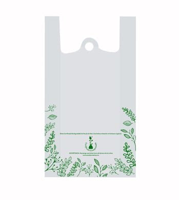 Bolsas Compostables y Biodegradables Tipo Camiseta