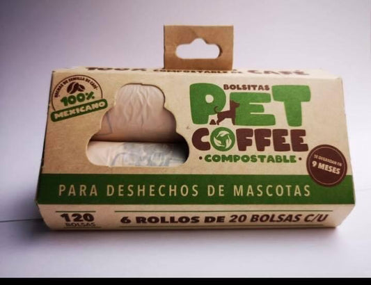 Bolsas Compostables y  Biodegradables para Heces de Mascotas
